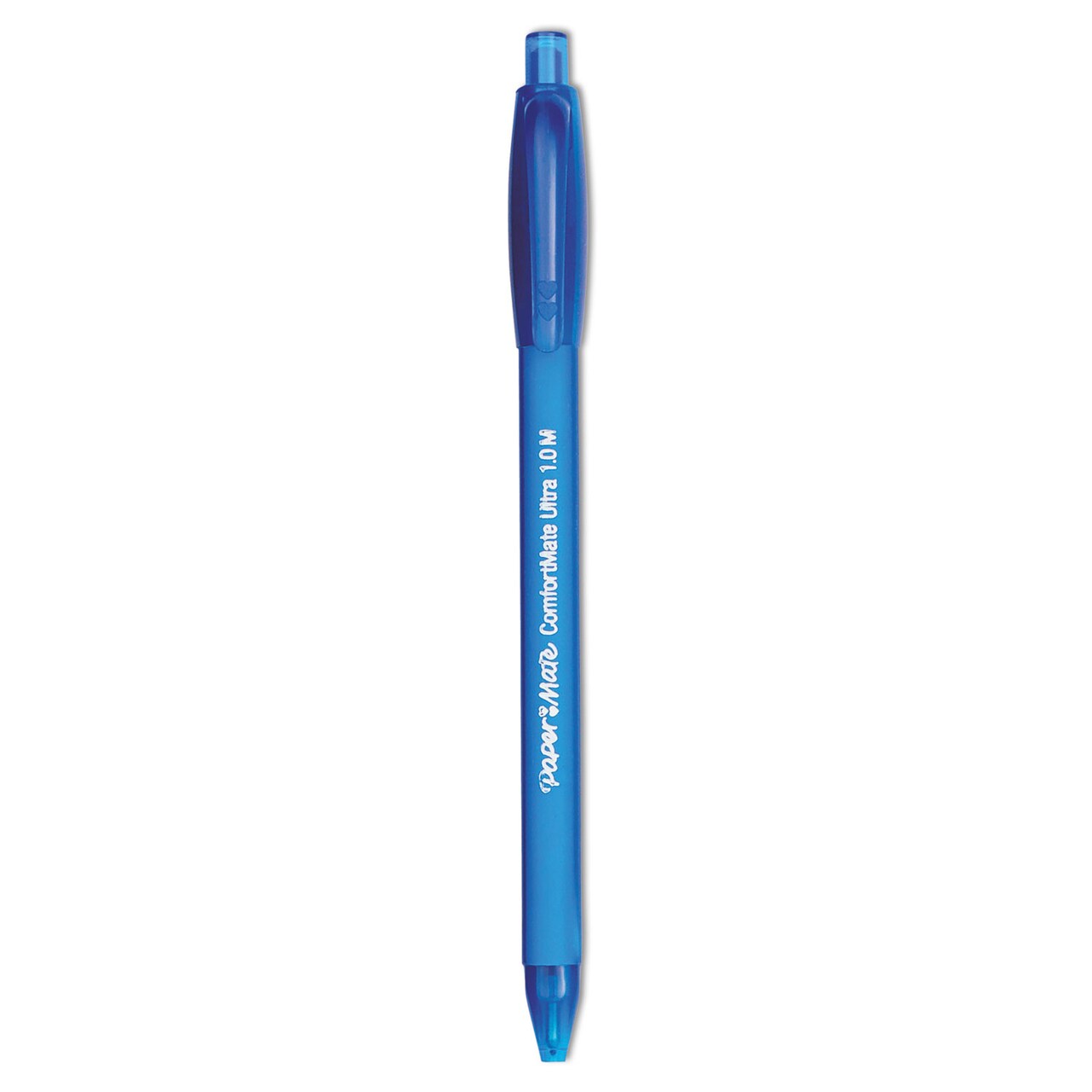 Papermate ComfortMate Ultra RT Ballpoint Retractable Pen, Blue Ink, Medium, Dozen
